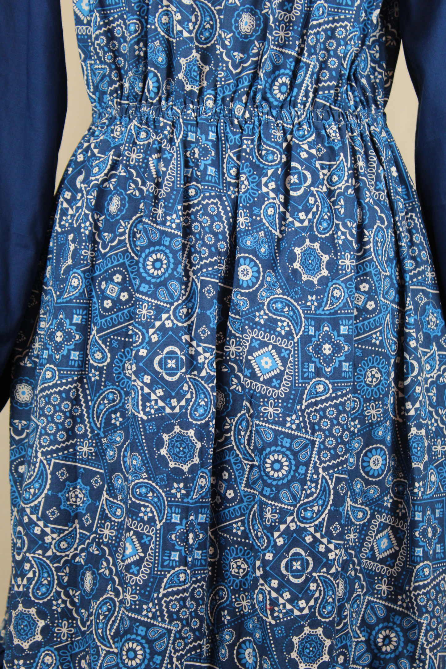 Blue Paisley Harvest Dress