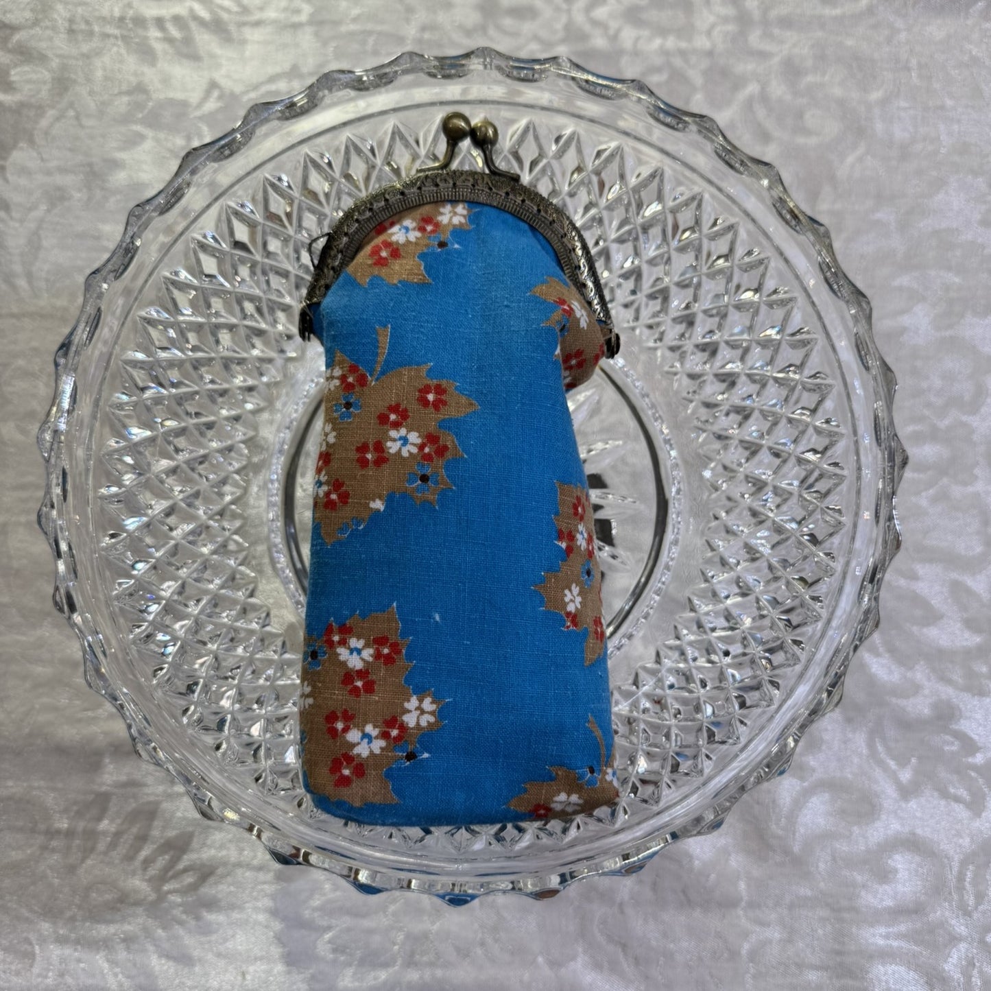 Eyeglass Pouch - Sky Blue Maple