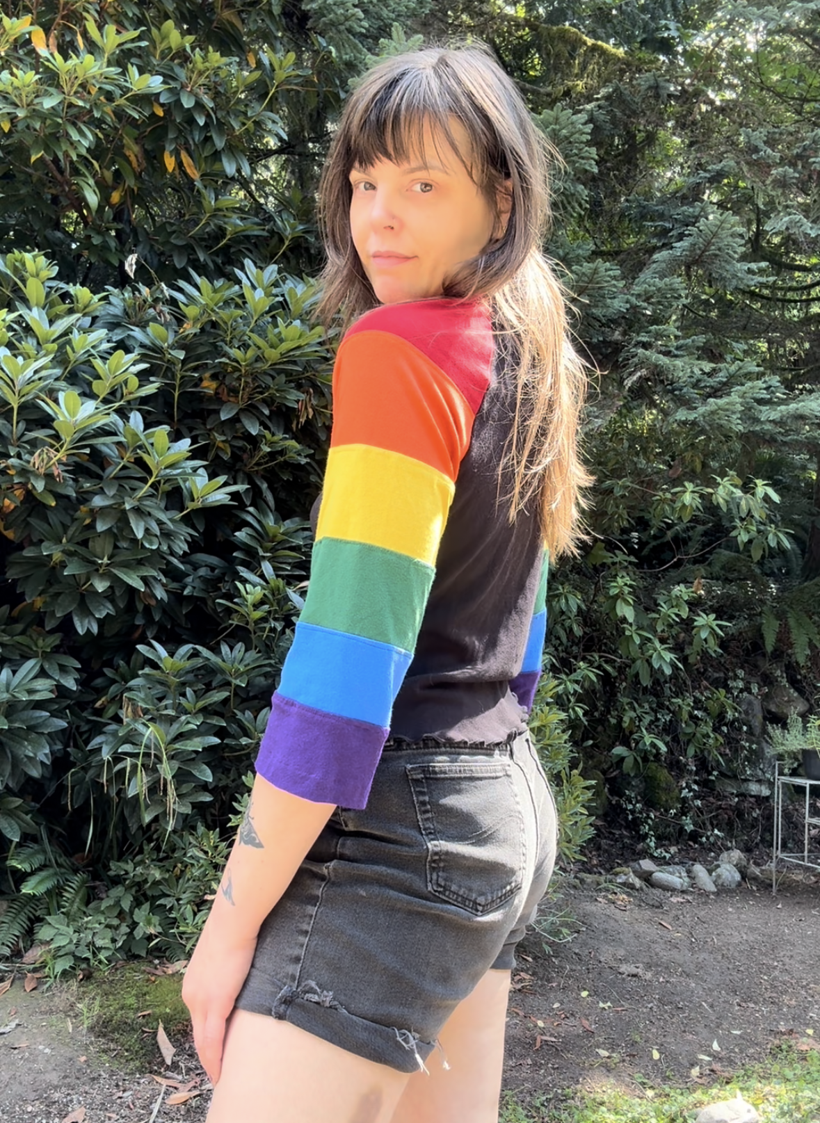 Rainbow Raglan