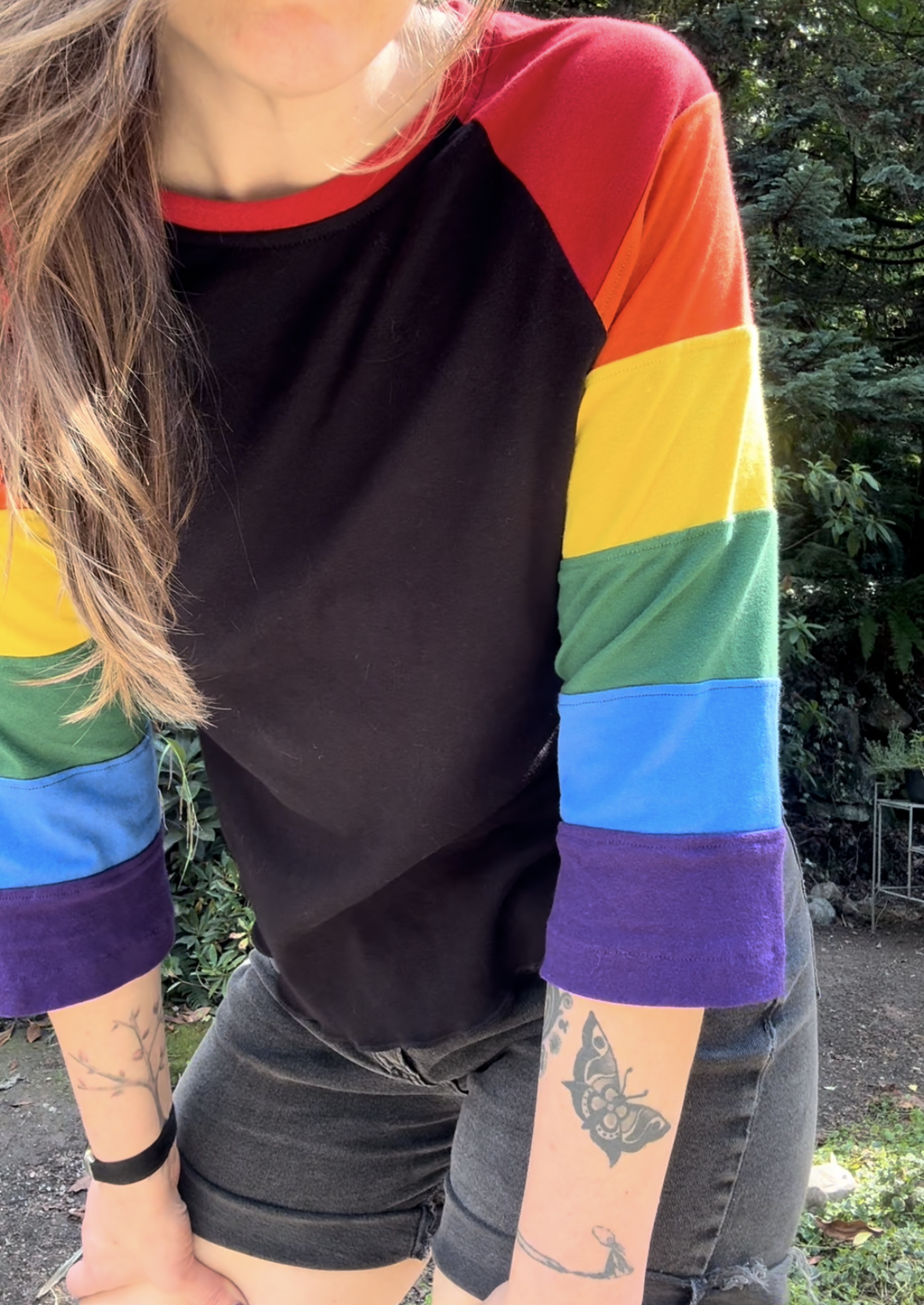 Rainbow Raglan