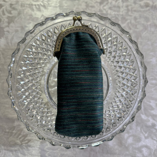 Eyeglass Pouch - Velvet Stripe